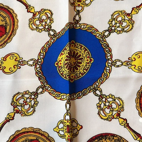 Vintage Leslie Polyester Pocket Square (unisex) - Picture 3 of 4